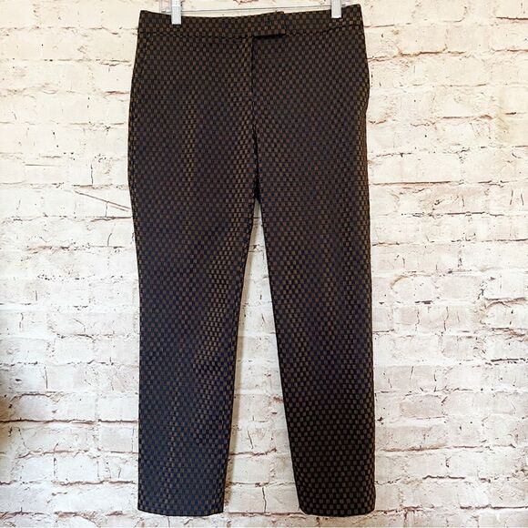 Ann Taylor Devin fit jacquard tapered pants - Picture 1 of 6